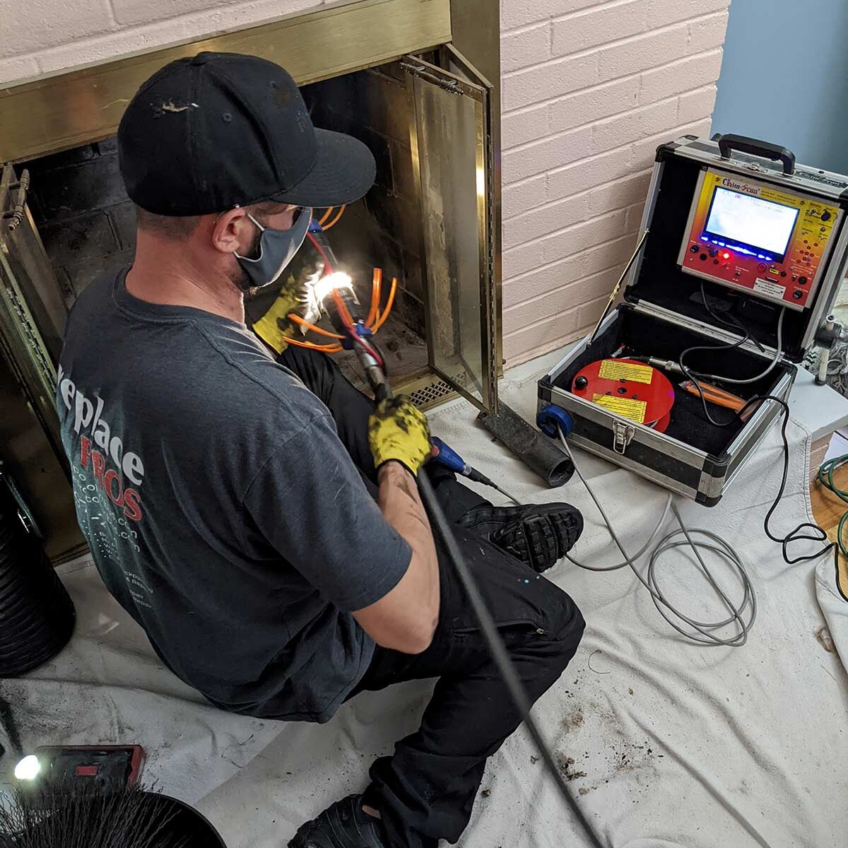 Fireplace Camera Inspection